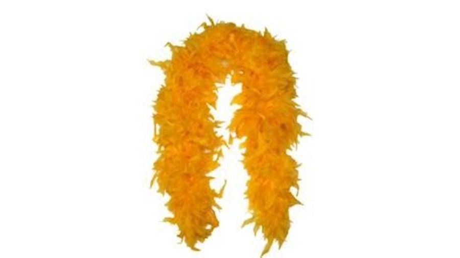 Gold Feather Boas