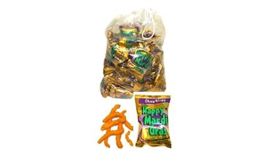 1oz  Happy Mardi Gras Cheese Cheewees/Candy{moonpi