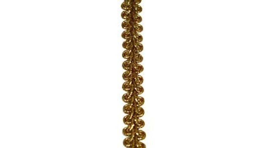 3ft Long x 1/4in Wide Gold Fabric Trim {stick}