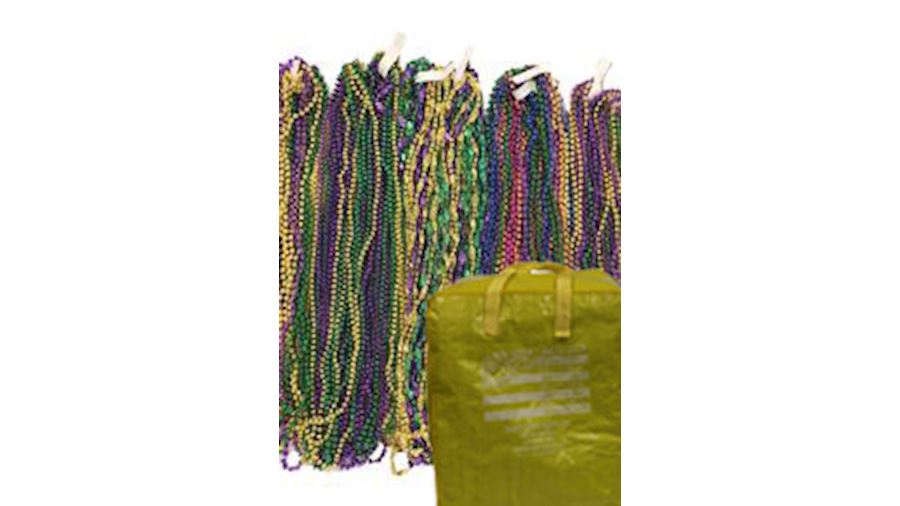 505 Pieces Blow Out Mardi Gras Bead Mix in Zipper 