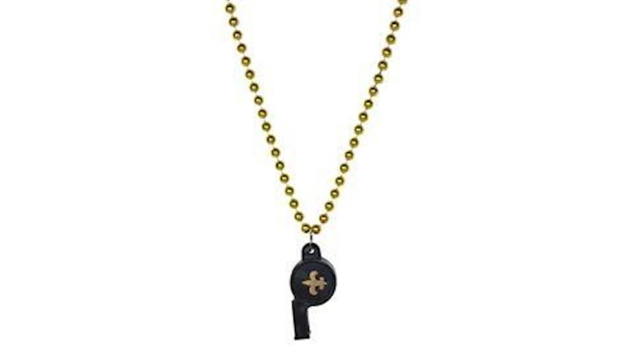 Fleur-de-Lis Whistle Necklace-BG