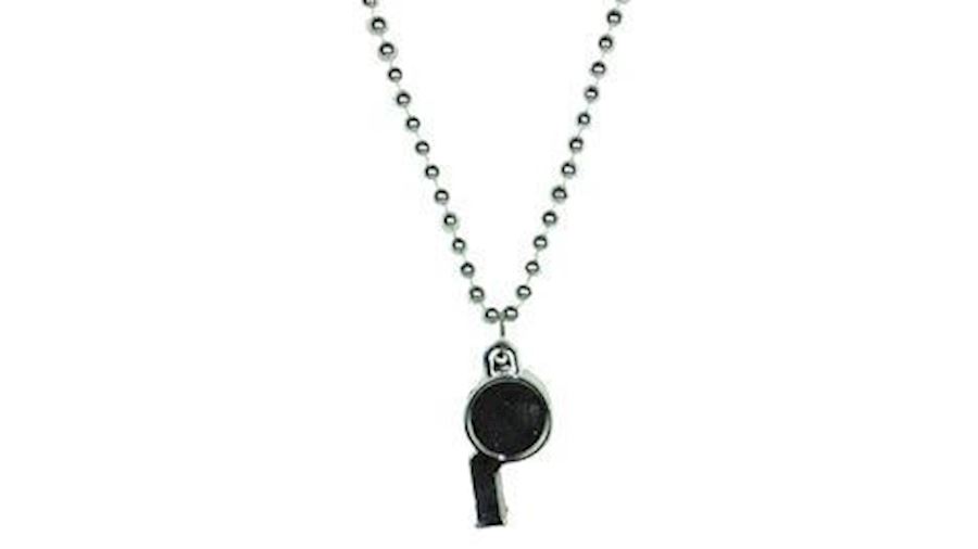 6mm 40in Silver Beads with Whistle{40 inch, 40 inc