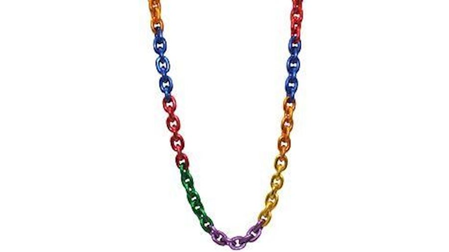 Rainbow Chain Necklace-EA