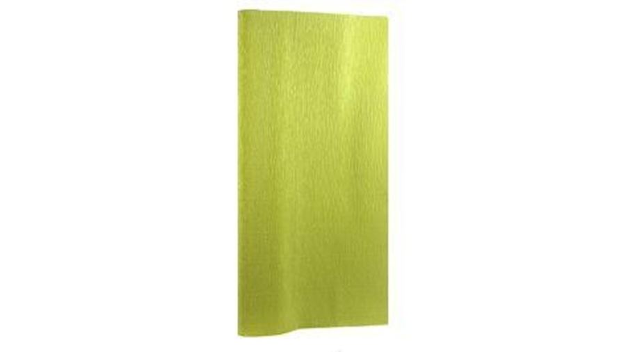 19in x 2.73Yards Yellow Crepe Wrapping Paper {back