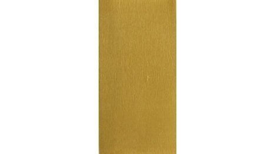 19in x 2.73Yards Gold Crepe Wrapping Paper {backdr