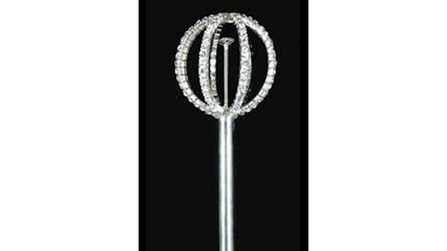 21in Crown Rhinestone Scepter {wand}