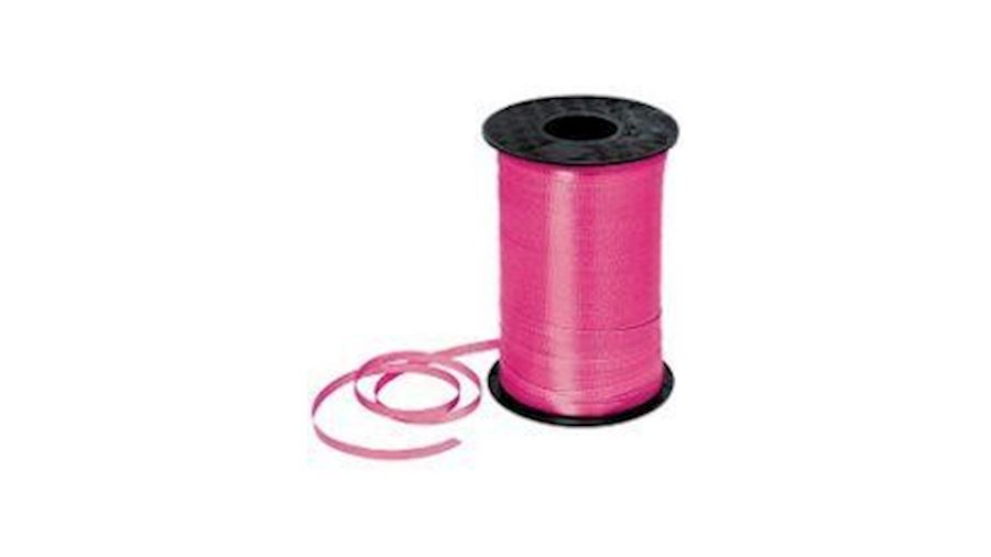 500yd 3/16in Wide Balloons Fuchsia Curling Ribbon 