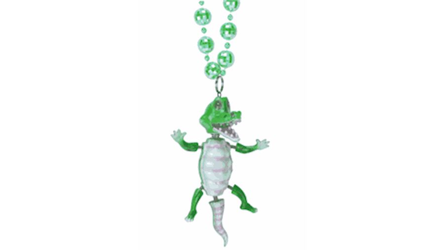 Bobble Beads: Florida Dancing Alligator Necklace {