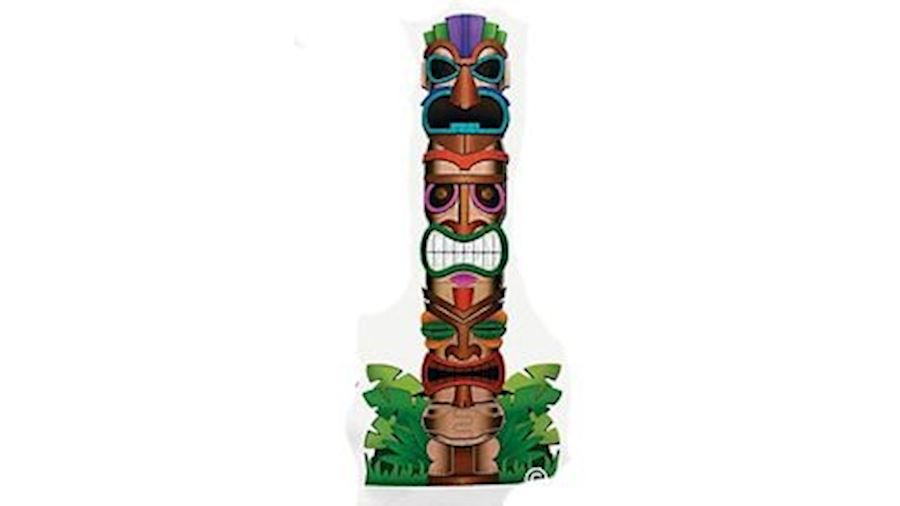 29 1/2in Wide x 5ft Tall Totem Pole Cardboard Stan