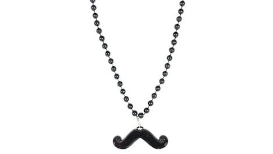 Black Mustache Bead{moustache}-EA