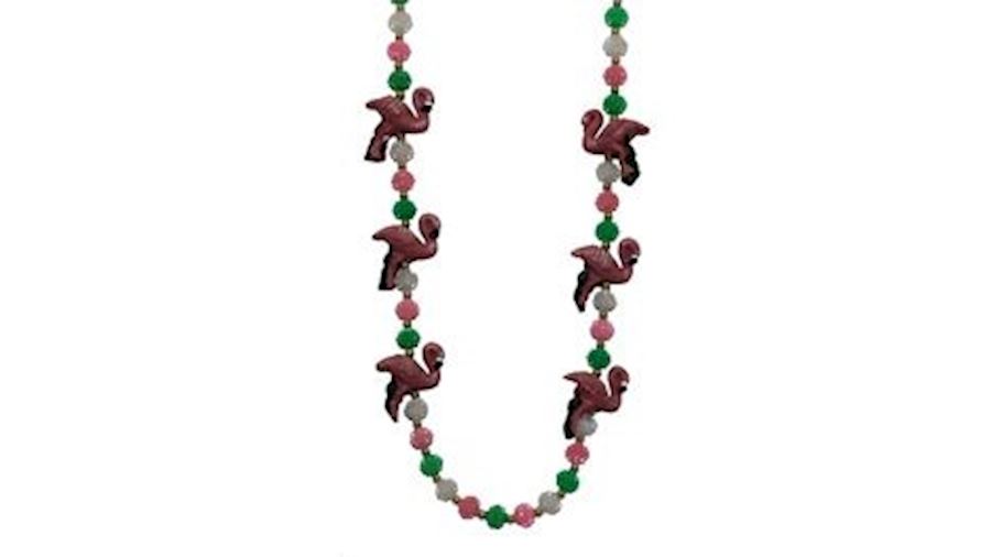 Pink Flamingo Berry Necklace-EA