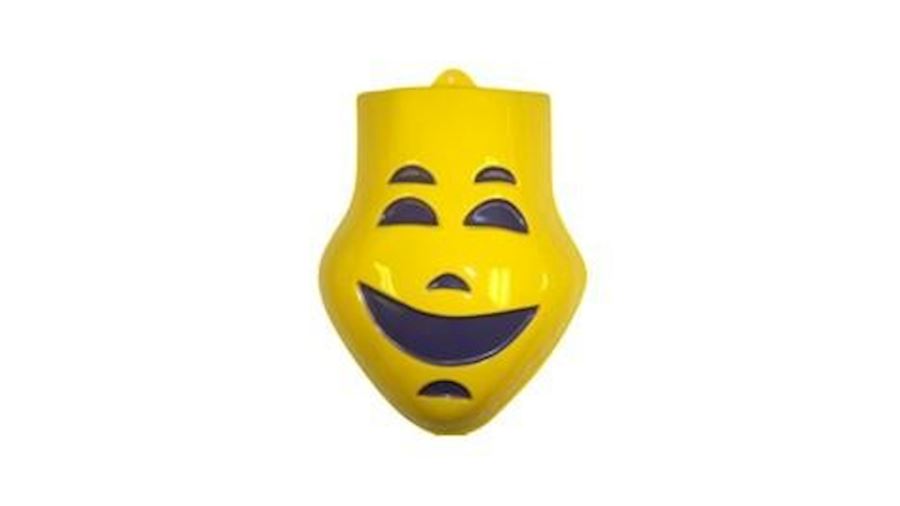 9in x 11in Yellow Comedy Face Wall Masks {st patri