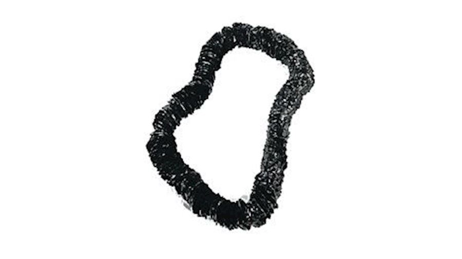 36in Black Poly Leis-BG