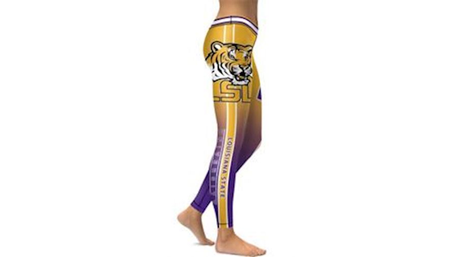 High Quality 3D Printed LSU Design Sport/ Fitness/