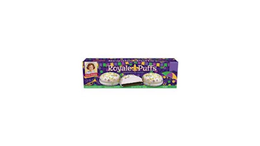 Mardi Gras Royale Puffs/ Marshmallow Cookies