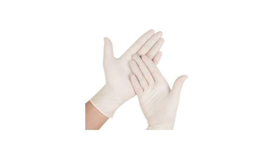 Disposable Latex Gloves Size Large {corona, corona