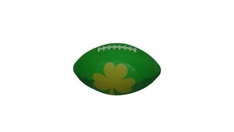 11in St Patricks Day Shamrock Regulation Football