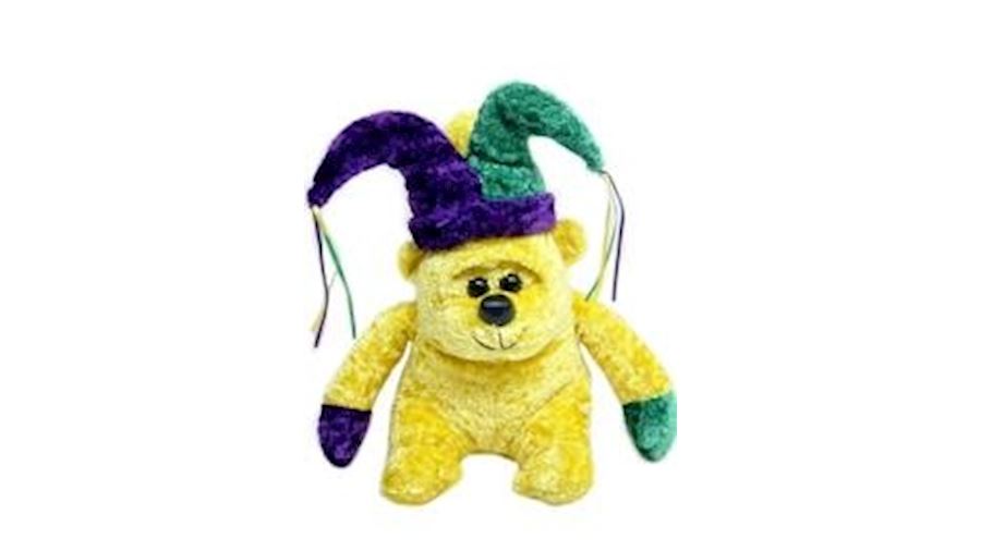 7.5in Sitting Chenille Jester Monkey