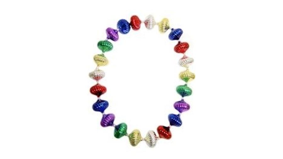 48in 80mm Onion Bead Assorted Color-BG