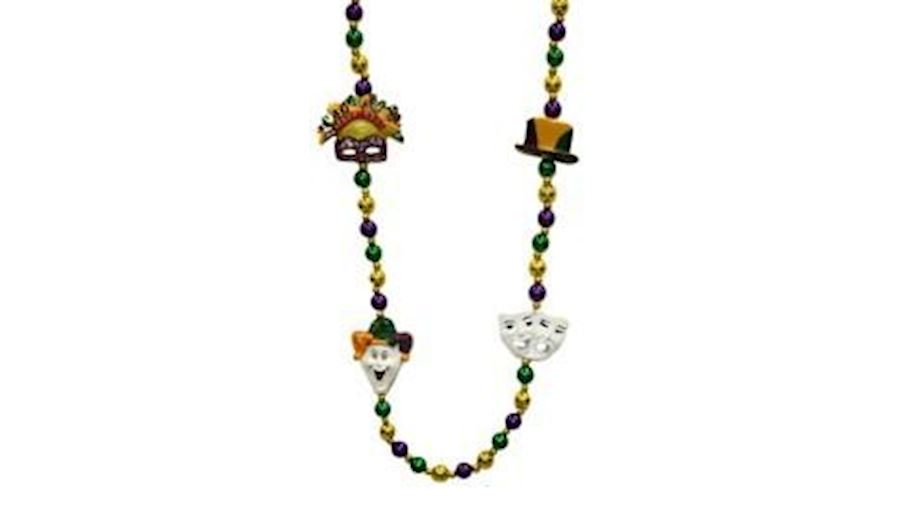 Mardi Gras Costumes Necklace-CS