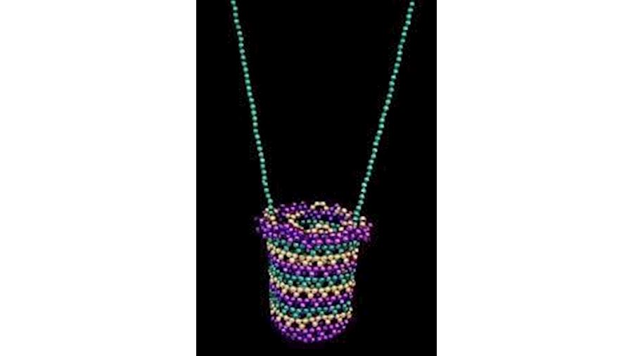 42in (4.5in x 3in) Purple/ Green/ Gold Can Holders