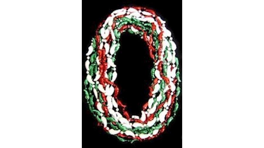 33in Metallic Green/ Red/ White Clear Coat Chili P