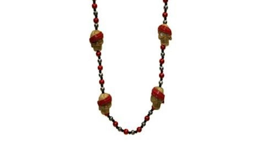 Pirate Skulls Necklace{gasparilla, pirate}-BG