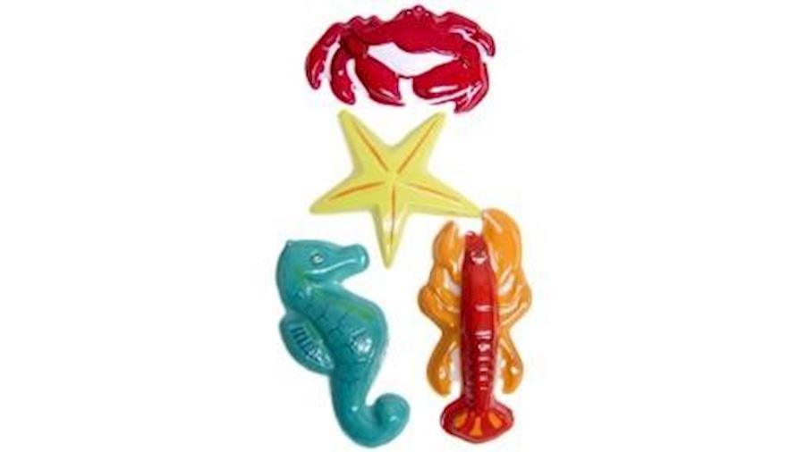 7-12in Plastic Sea Life Wall Decoration