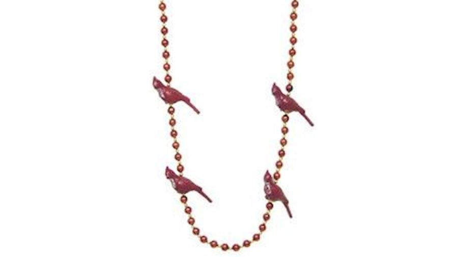 42in Cardinal Bird Necklace-EA