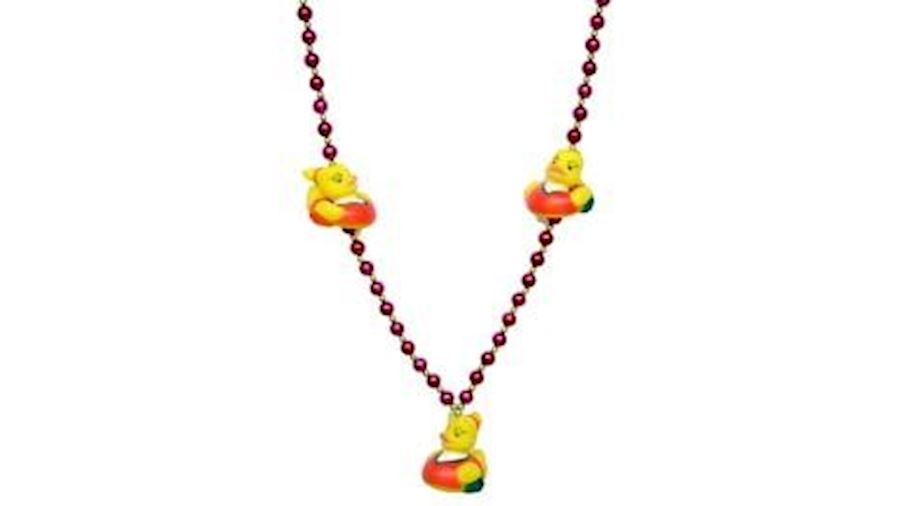 Cheerleading Rubber Duck Necklace-EA