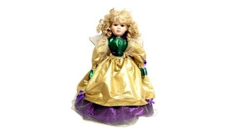 22in Tall x 10in Wide Fancy Collectors Doll